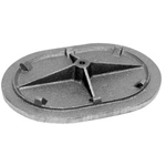 Vulcan Hart OEM # 00-880358 / 80358 / 80358, 5 1/2" x 7 1/4" Hand Hole Cover Plate for Vulcan Steamers