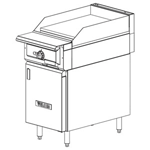 Vulcan VGT18 Heavy Duty Gas Range, 18