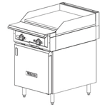 Vulcan VGT24 Heavy Duty Gas Range, 24