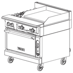 Vulcan V2BG4T Heavy Duty Gas Range 36