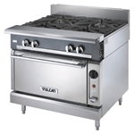 Vulcan V4B36B 4 Burners 36" Heavy Duty Gas Range - Cabinet Base