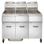 Vulcan PowerFry Natural Gas Fryer - 135 lb. Oil Cap. w/ Solid State Analog Knob Control