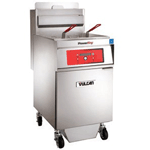 Vulcan 1VK65DF-1 PowerFry Natural Gas Fryer - 65 lb. Oil Cap. w/ Solid State Digital Control