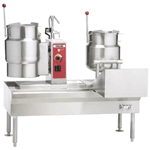 Vulcan VEKT64/126 - One 12 Gallon and 6 Gallon Each Kettle on 64