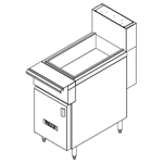 Vulcan VFDUMP Heavy Duty 18" Fryer Dump Station