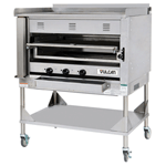 Vulcan VST4B Heavy Duty Gas Ceramic Broiler with Griddle Plate 