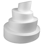 Wacky Cake Dummy, Polystyrene, Set of 4