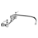Wall Mounted Faucet; 8" Centers; 12" Swivel Nozzle