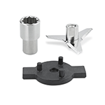 Waring Blade Replacement Kit for 14"-21" Big Stik & Big Stik EvolutionX Immersion Blenders