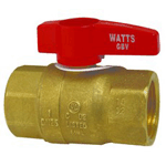 Watts OEM # GBV-(1), Gas Ball / Shut-Off Valve; 1" Gas In / Out