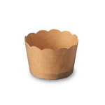 Welcome Home Brands Brown Paper Baking Cup, 1.7" Dia. x 1.4" High, Pack of 100
