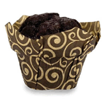 Welcome Home Brands Brown Swirl Tulip Paper Baking Cup, 2