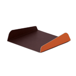 Welcome Home Brands Brown/Orange Square Cake Presentation Plate - Case of 500