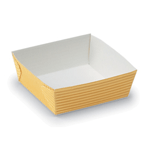 Welcome Home Brands Dispoable Yellow Paper Baking Pan, 5.1 Oz, 2.4" x 2.6" x 1.4" High, Case of 500