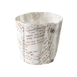 Welcome Home Brands Disposable Noble Pleated Paper Baking Cup, 2.2 Oz, 1.4" Dia. x 1.8" High, Case of 500
