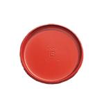Welcome Home Brands Red Round Presentation Cake Plate, 3.1" Diameter - Case of 500