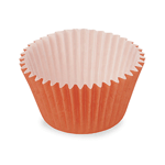 Welcome Home Brands Ruffled Baking Cup (Orange), 1.9"d x 1.5"h - Case of 600