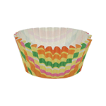 Welcome Home Brands Stripe Yellow Ruffled Cupcake Cup, 2