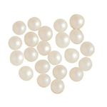 White Edible Sugar Pearls Dragees Decoration Balls, 5mm