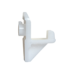 White Plastic Shelf Clip for Turbo Air & Beverage-Air, OEM # 30220L0900