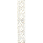 White Poly Fleur Ribbon 3/8 Inch x 9 Feet