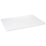 White Polyethylene Cutting Board - 18" x 24" x 1"