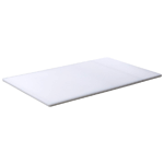 White Polyethylene Cutting Board, 15" x 20" x 3/4" Thick