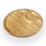 Wilmax Natural Bamboo 2 Section Platter 8