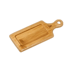 Wilmax WL-771002/A Rectangular Bamboo Tray 6.75" x 2.75" (17 x 7 cm)