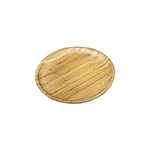 Wilmax WL-771030/A Round Bamboo Plate 6" (15 cm) Diameter