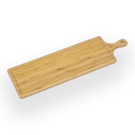 Wilmax WL-771136/A Natural Bamboo Long Serving Board with Handle, 26" x 7.9" (66 x 20 Cm)