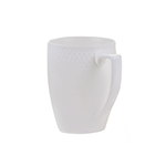 Wilmax WL-880108/A Julia Mug, 12 Oz., Microwave/Dishwasher Safe, Fine Porcelain, White