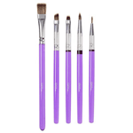 Wilton 1907-1352 5-Piece Decorating Brush Set