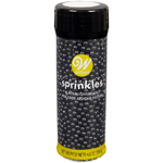 Wilton Black Sugar Pearls, 5 oz.