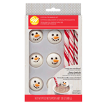 Wilton Candy Cane and Snowman Cocoa Trimming Kit, 3.8 oz.