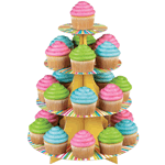 Wilton Color Wheel Cupcake Stand, 4 Tier