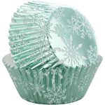 Wilton Foil Snowflake Cupcake Liner, Pack of 24