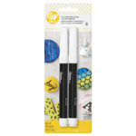 Wilton Food Writer Edible Black Markers, Set of 2