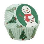 Wilton Happy Snowman Paper Cupcake Liner, Pack of 75