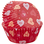 Wilton Hearts Standard Baking Cups, Pack of 75