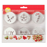 Wilton Holiday Cookie Press Disc Set, 6-Piece Set