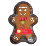 Wilton Holiday Shaped Giant Gingerbread Boy Cookie Pan