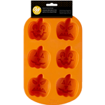 Wilton Jack-O-Lantern Silicone Mold, 6 Cavities