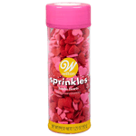 Wilton Jumbo Heart Sprinkles, 3.25 oz.