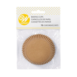 Wilton Kraft Paper Cupcake Liners, Pack of 75