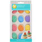Wilton Marshmallow Egg Toppers, Pack of 12