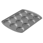 Standard Muffin-Cupcake Pan 12 Cavity 2 x 2-3/4 Inches by Fat Daddio's Fat  Daddio's