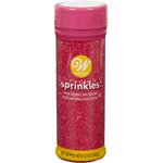 Wilton Pink Sparkling Sugar, 5.25 oz.