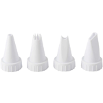 Wilton Plastic Decorating Tips, Set of 4