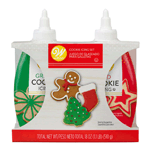 Wilton Red and Green Cookie Icing, Set of 2